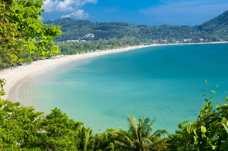 Kamala Beach, ostrov Phuket, Thajsko